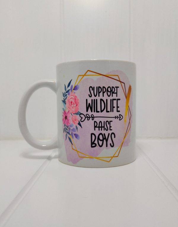 Mug – Support wildlife – Raise boys