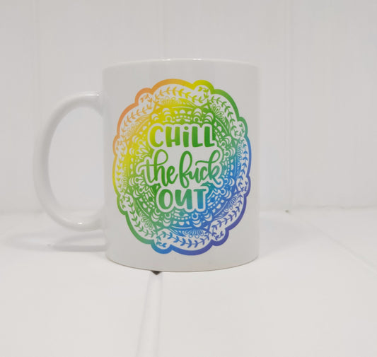 Mug – Swear Mandala – Chill the f*ck out